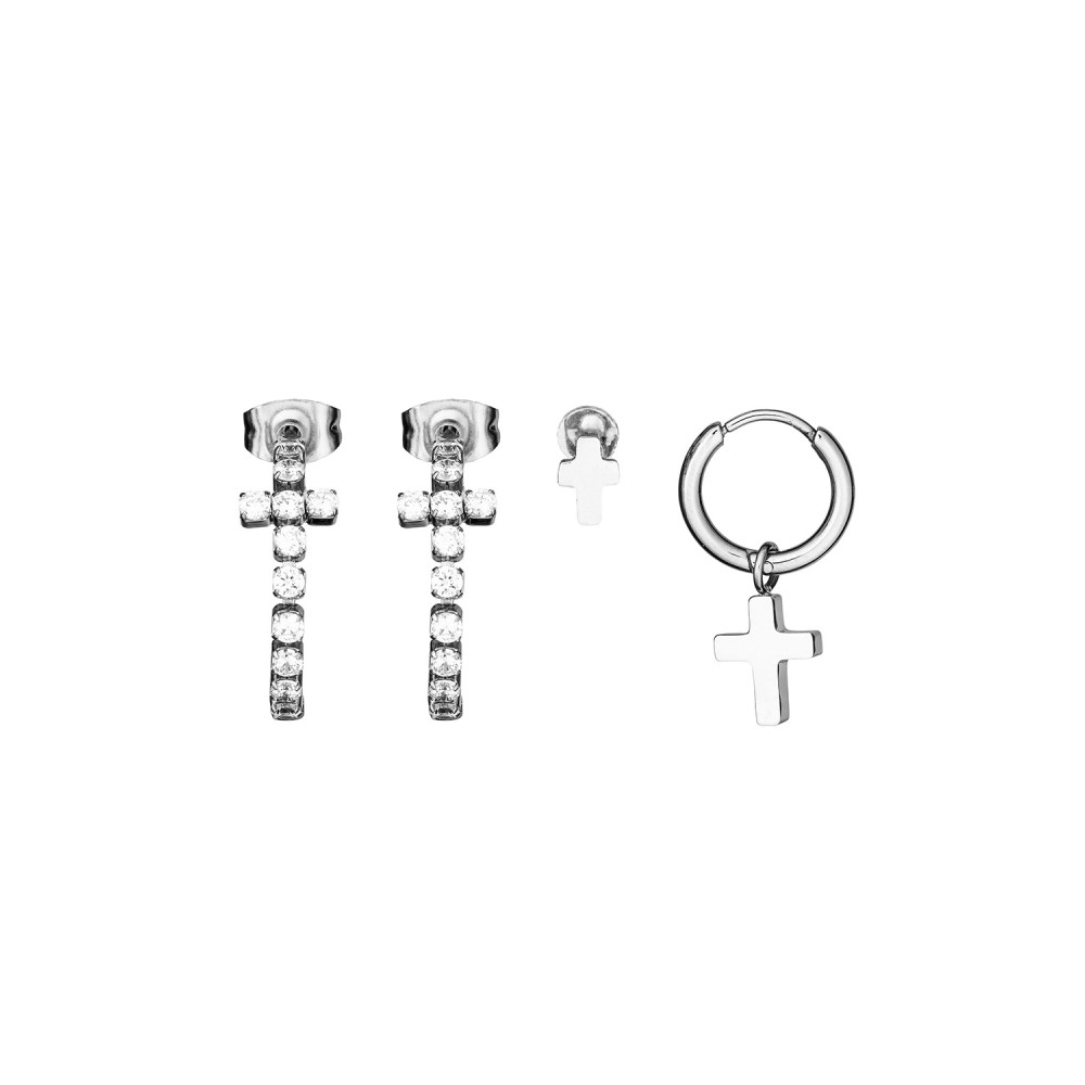 Brincos Anjewels Beautiful Cruz AB.EP043