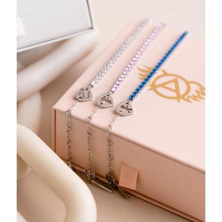 Pulseira Anjewes Lost In You Cristais Azuis AL.BLIYMBL