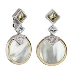 Par Brincos Prata 925 Ouro 9k BRP21MP-QCH-TOB