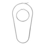 Colar 2 em 1 One Men Timeless Steel OAMN4101SS