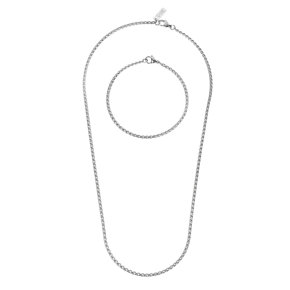 Colar 2 em 1 One Men Fine Steel OAMN4102SS