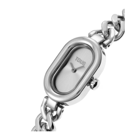 Relógio Oval Jóia com bracelete corrente 3000140300