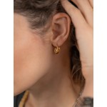 Brincos One InfinityTwisted Gold OJIFE03G