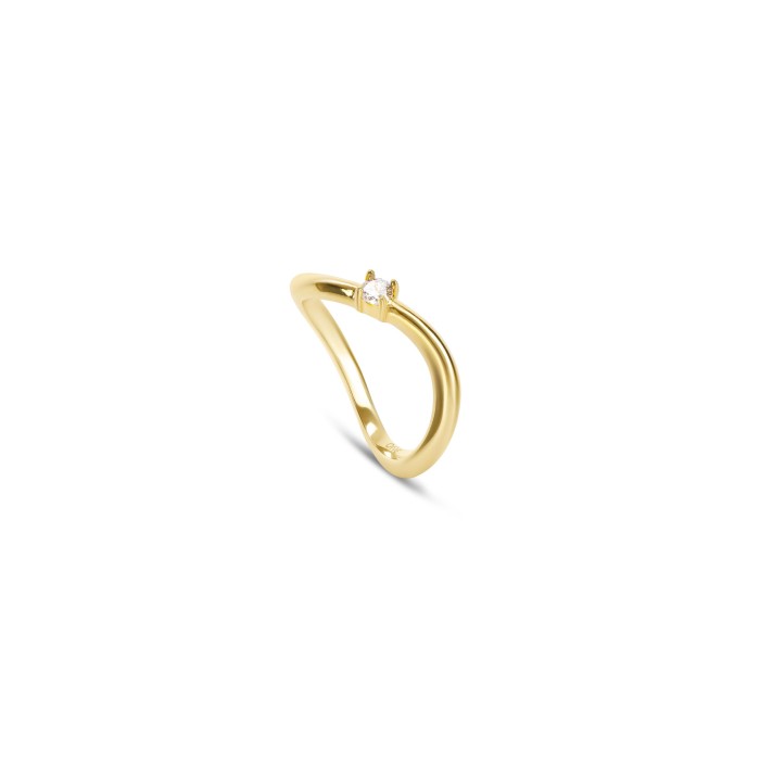 Anel One Infinity Solitaire Gold OJIFR02G