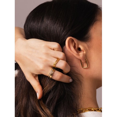 Anel Infinity Double Gold OJIFR04G