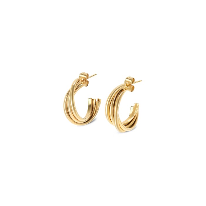 Brincos One Senhora Luminous Solid Gold OJLE03G