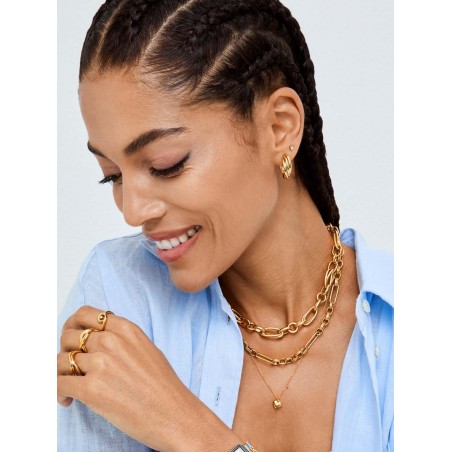 Brincos One Senhora Luminous Solid Gold OJLE03G