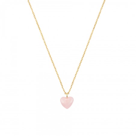 Colar One Neckmess Heart Pink OJNN23G