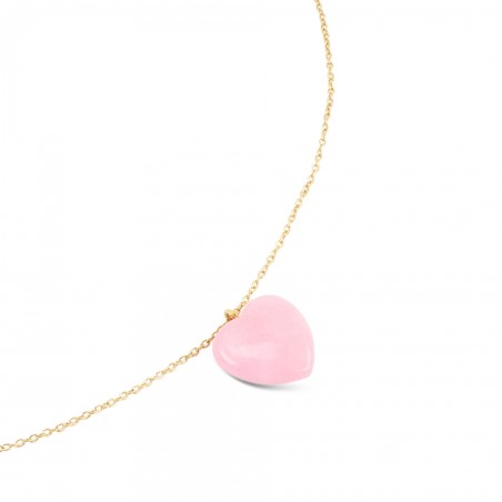 Colar One Neckmess Heart Big Pink OJNN24G