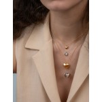 Colar One Neckmess Heart Big Silver OJNN29S