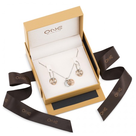 Box One Porto Joia Colar Brincos OJPPK01SR