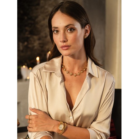 Set Colar & Brincos One Senhora Rose OJSET06G