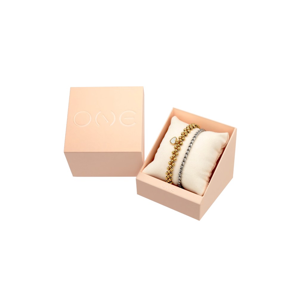 Set Pulseiras One Power of Love OJSET07SG