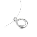 Colar One Silver Frost Crystal OJSFN01S