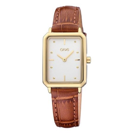 Relógio One Dare Gold Leather Brown OL9460BC41L