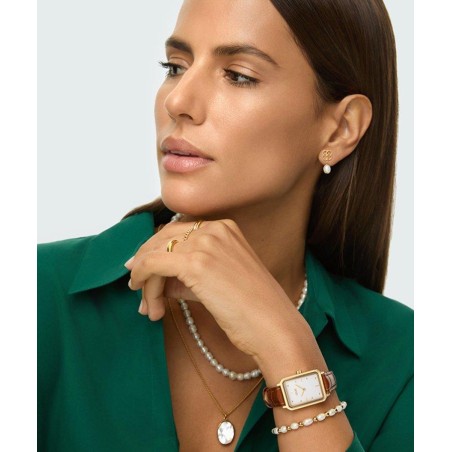 Relógio One Dare Gold Leather Brown OL9460BC41L