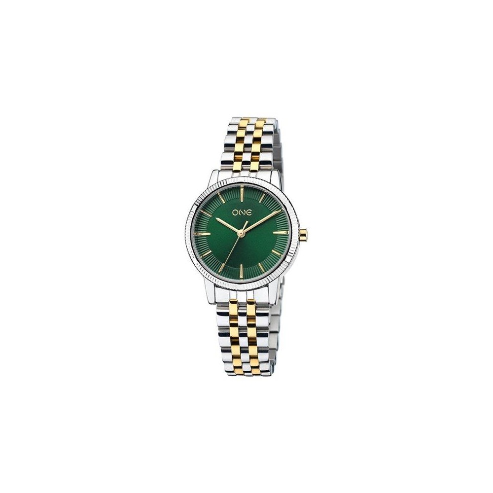 Relógio One Splendora Bicolor Green Dial OL9586VB42L