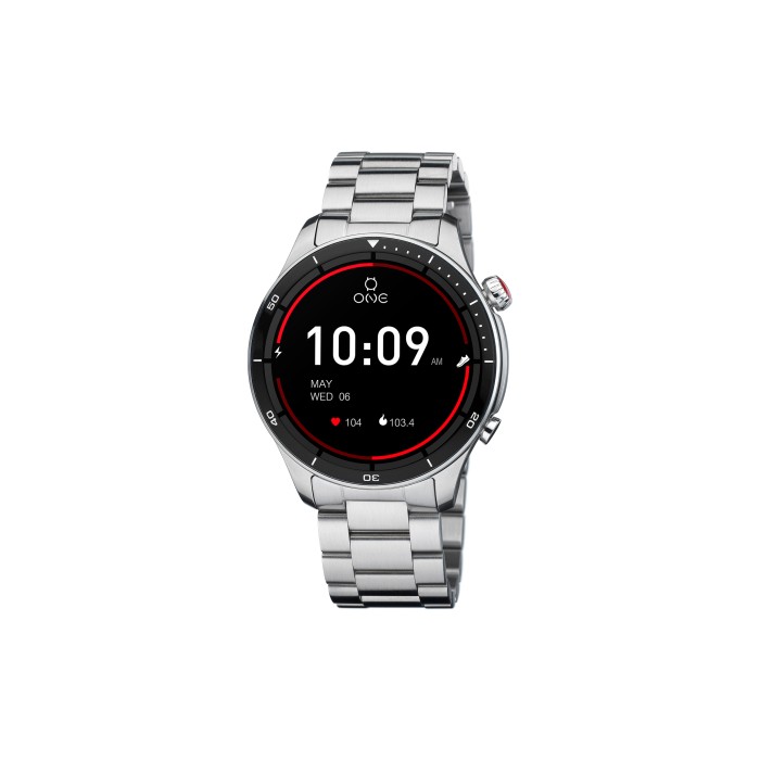Smartwatch One Men Alphacall Silver Links OSW0100SL41J
