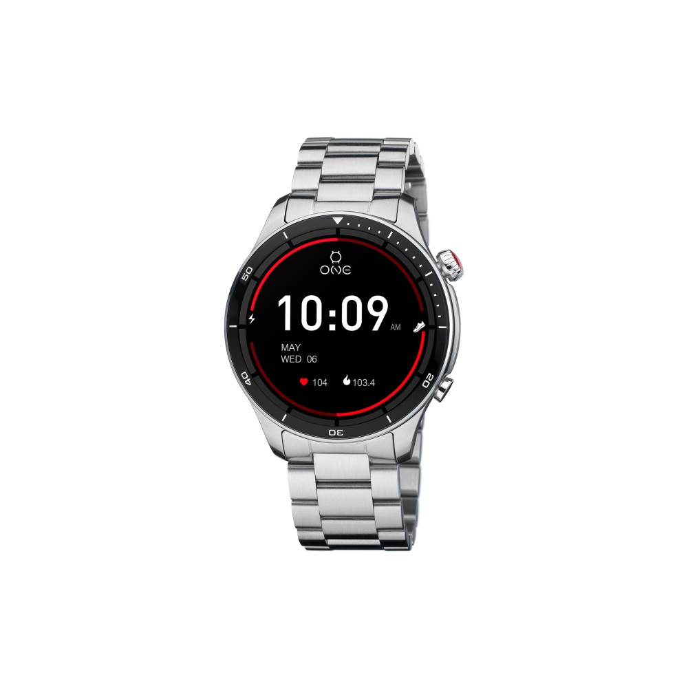Smartwatch One Men Alphacall Silver Links OSW0100SL41J