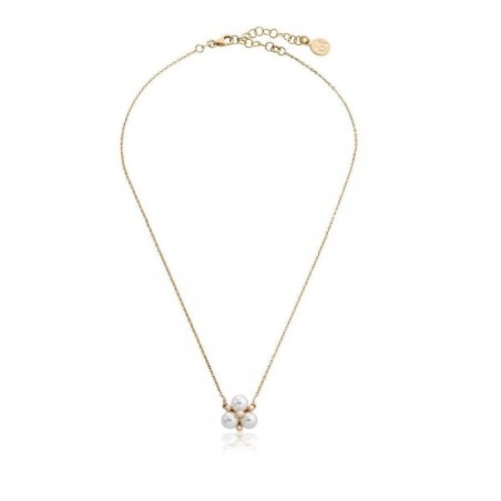 COLAR, MAJORICA, VEGA, 6MM, PRATA DOURADA 925, 3,76GR