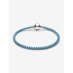 Pulseira Malha Snake Cordão Azul 593816C01