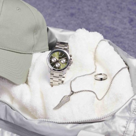 Relógio Radiant Tech Homem Green/Silver RA640702