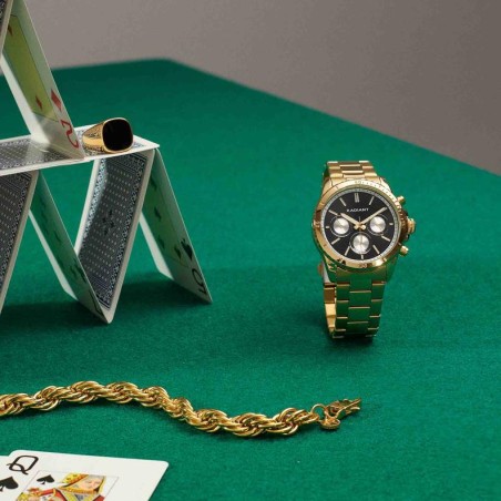 Relógio Radiant Tech Homem Gold RA640704