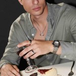 Colar Radiant Homem Piti Pendente Anel Prateado RH000119