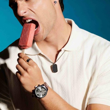 Brinco Radiant Redondo Homem Perez Prateado RH000155