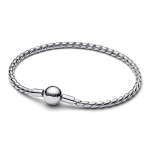 Pulseira Malha prateada com fecho redondo 594028C00