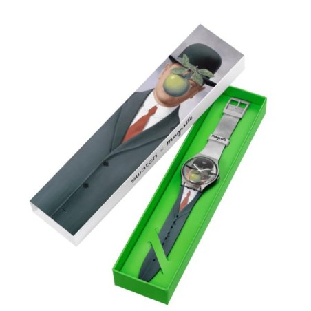 Relógio Swatch LE FILS DE L'HOMME BY RENE MAGRIT - SUOZ350