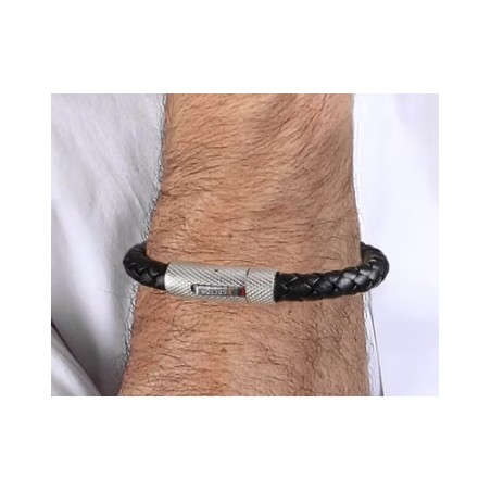 PULSEIRA, SECTOR, BANDY, PELE PRETA, 20,5CM