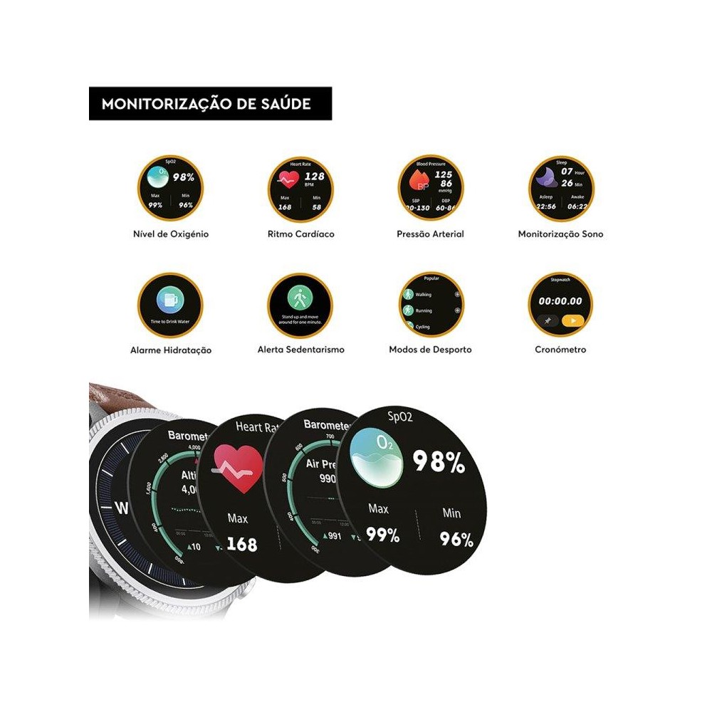 Smartwatch Timberland Trail Force S1 Set Homem TDIGB0064501