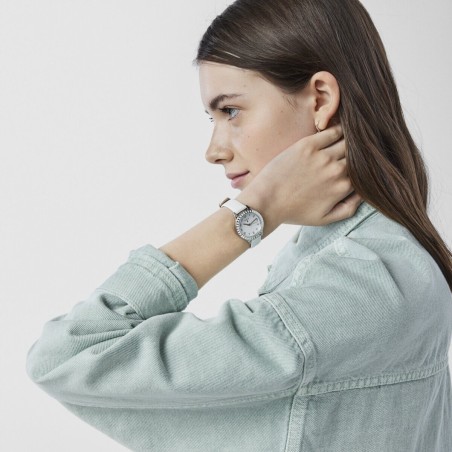 Relógio Tous Straight Kids em aço e bisel de ursos 000351415