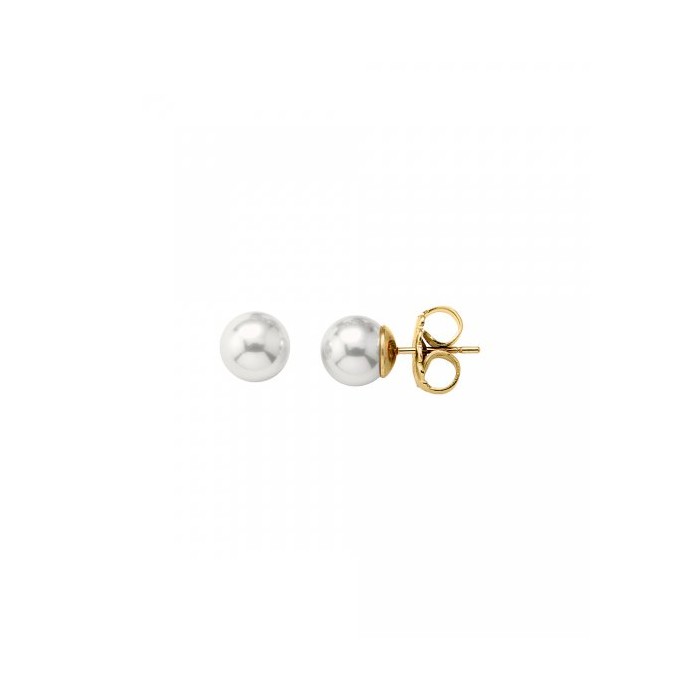 Brincos Mulher Majorica Lyra 7 mm  00323.01.1.000.701.1