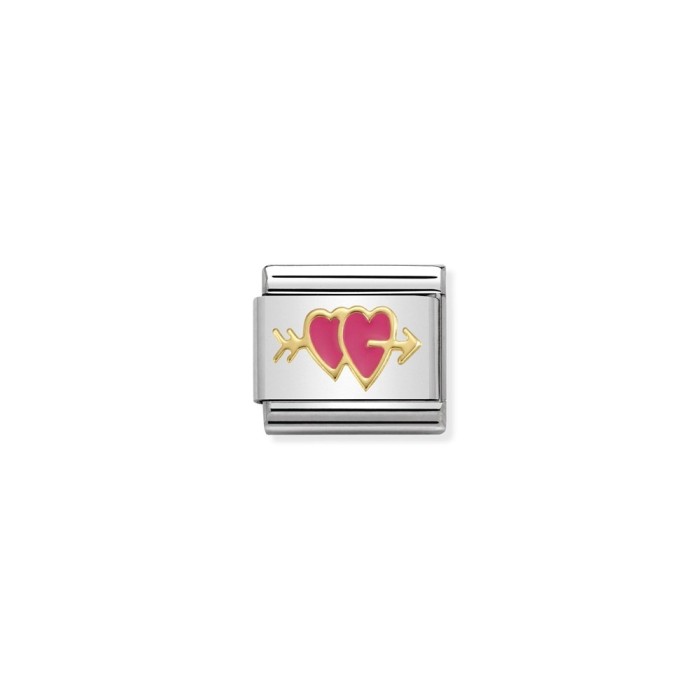NOMINATION CHARM LINK CLASSIC FUCHSIA HEART