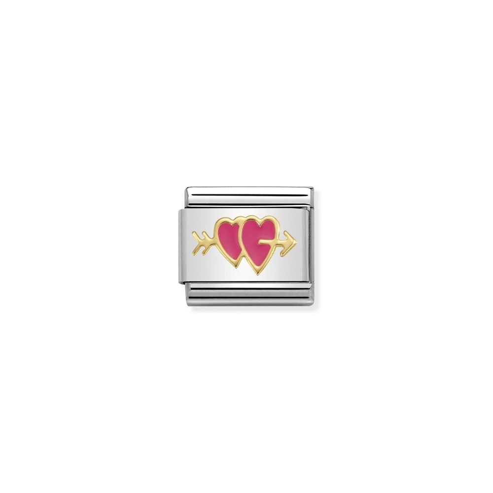 NOMINATION CHARM LINK CLASSIC FUCHSIA HEART