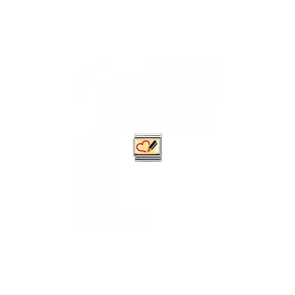 NOMINATION CHARM LINK CLASSIC CORAÇÃO