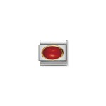NOMINATION CHARM LINK CLASSIC CORAL VERMELHO