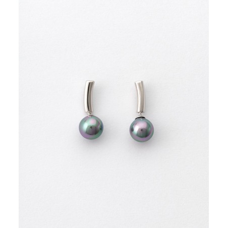 BRINCOS, MAJORICA, ESPIGA, 8MM, PRATA 925, 1,71GR