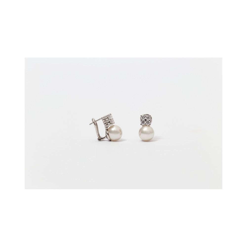 Brincos Majorica Clasico - Prata 925 (4,