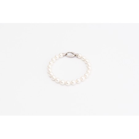 Pulseira MAJORICA 19 cm, 7mm perolas bra