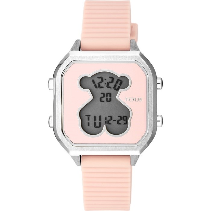 Relógio Tous D-BEAR TEEN SQUARE SILICONA ROSA 100350385