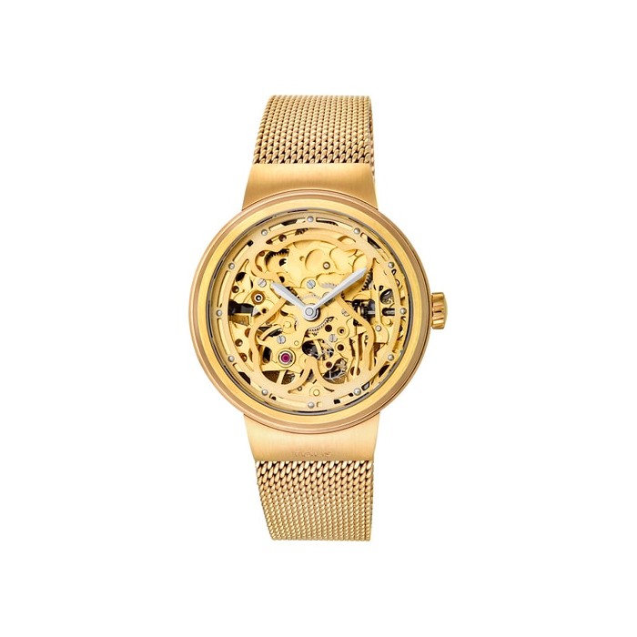 Relógio Tous Rond Automático dourado mesh 100350665