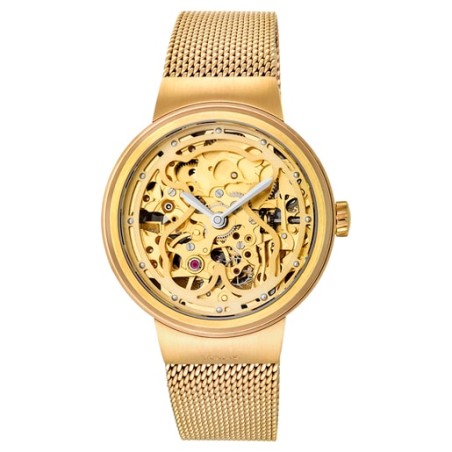 Relógio Tous Rond Automático dourado mesh 100350665