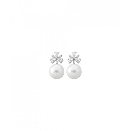 BRINCOS, MAJORICA, VENUS, 12MM, PRATA 925, 4,49GR