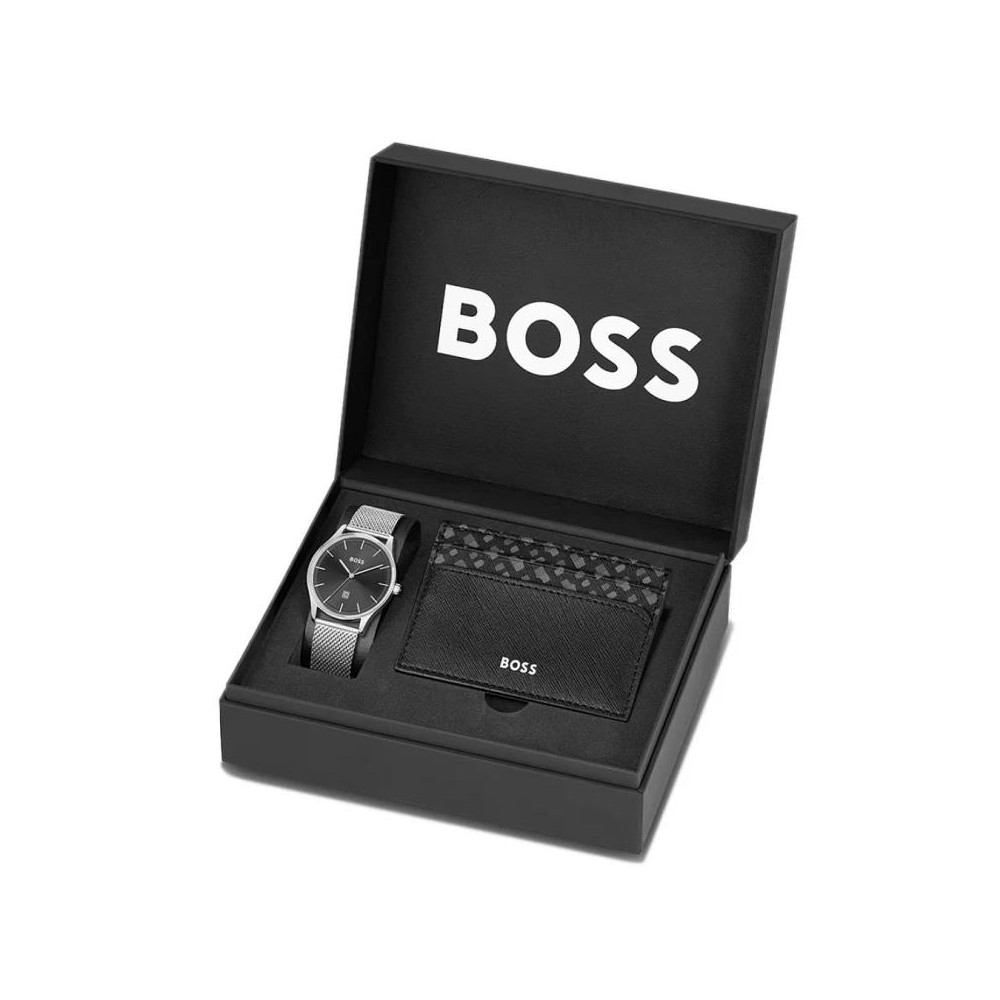 Set Hugo Boss Relogio Reason e Porta-Cartões 1570159