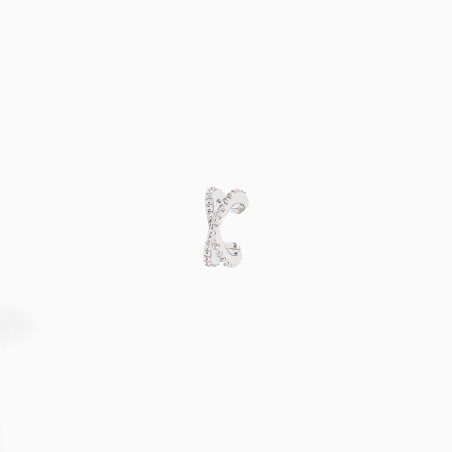 Brinco Unike Ear Cuff Matchy Shiny X Silver UK.BR.1204.0129