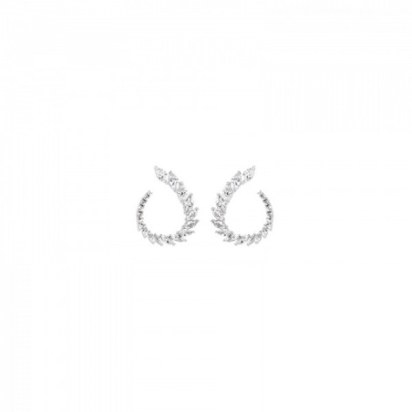 BRINCOS UNIKE LEAF CIRCLE