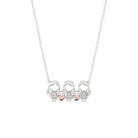 COLAR UNIKE TRIPLE GIRL UK.CL.1110.0010